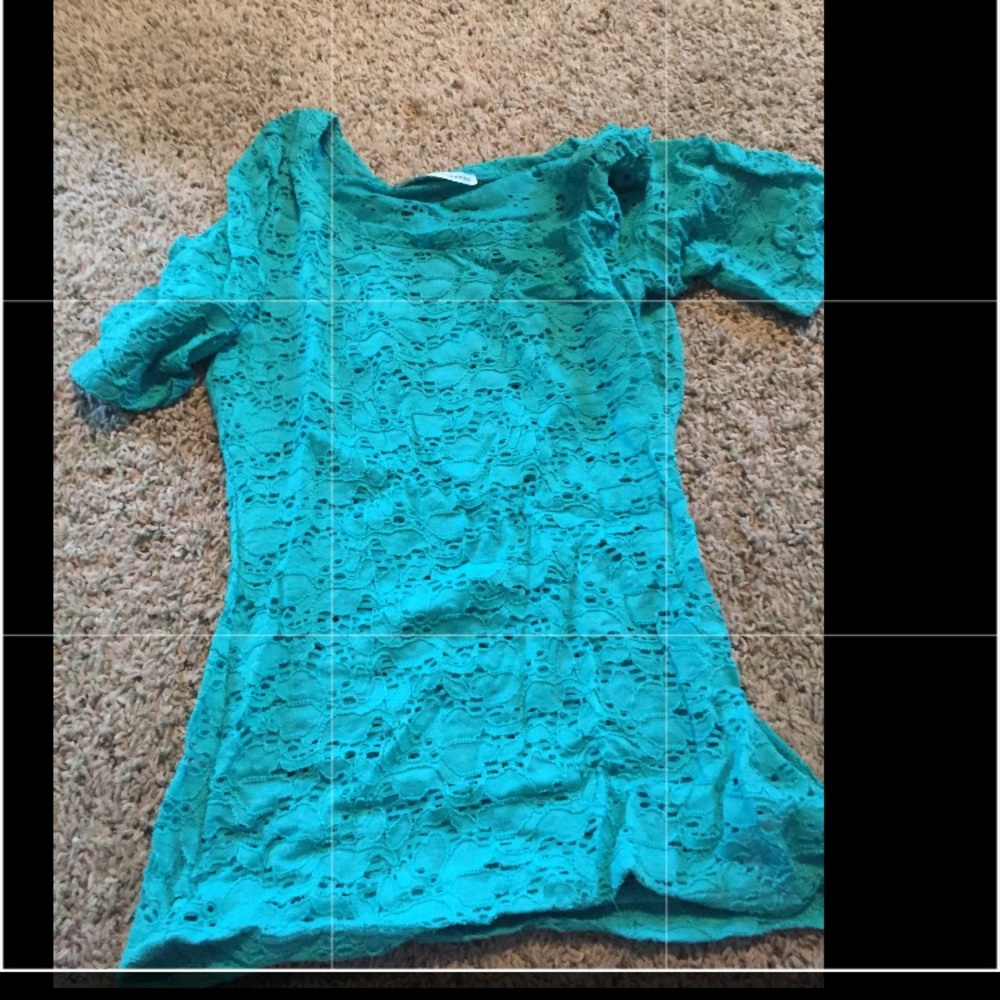 Turquoise shirt